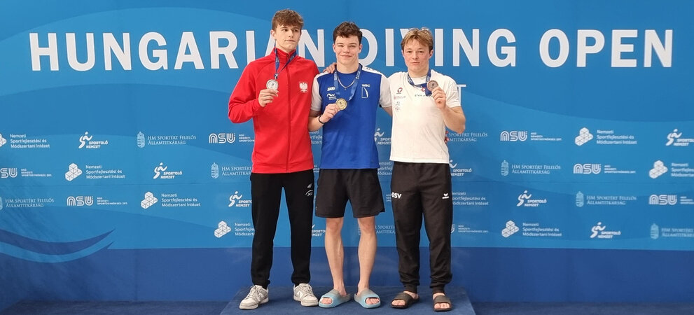 Platz 3 für Anton Knoll in Budapest