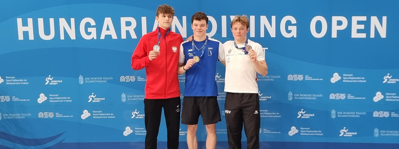 Platz 3 für Anton Knoll in Budapest