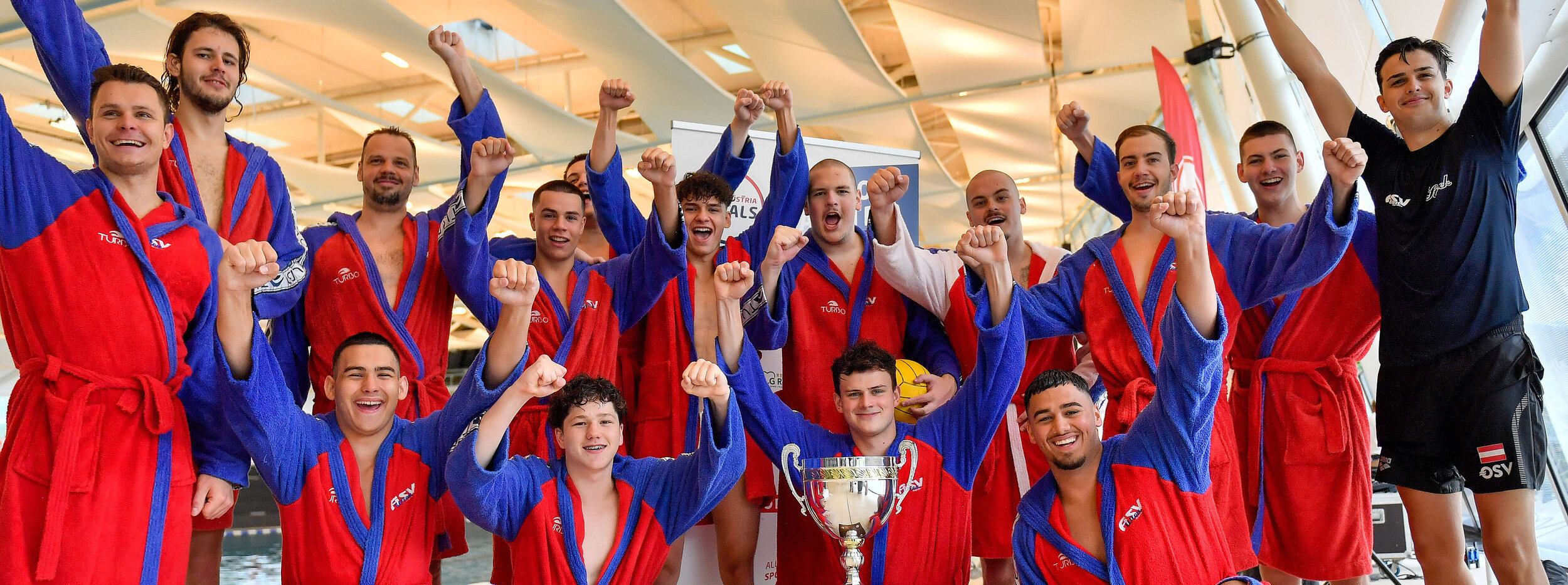 ASV Wien Gruppenbild beim Jubeln