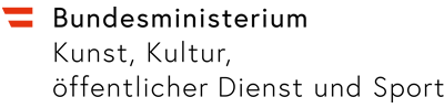 Logo Bundesministerium für Kunst, Kultur, öffentlicher Dienst, Sport